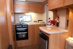Sprite Finesse caravan interior