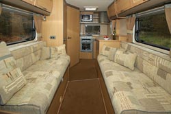 Bessacarr Cameo caravan interior