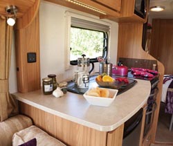 lunar caravan kitchen