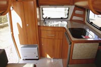 caravan interior - eriba puck