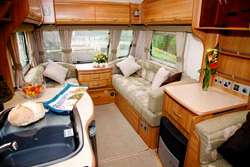 Coachman caravan lounge
