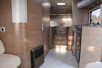 caravan interior - adria adiva