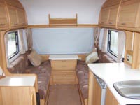 caravan interior - Avondale Dart 630-6