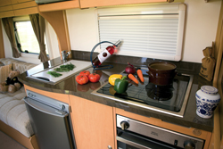 bailey olympus caravan kitchen