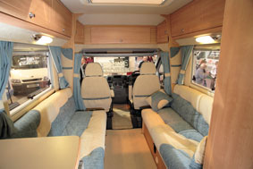 motorhome interior - Orian Zeta