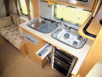 caravan kitchen - compass corona