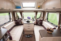 sterling caravan interior