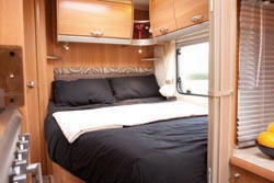 swift challenger caravan bed