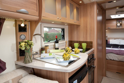 bailey olympus 546 caravan interior rear