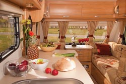 Lunar Quasar caravan interior image