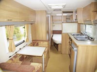 caravan kitchen - elddis avante