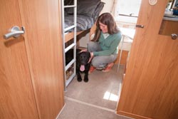 Bailey Bretagne caravans bunks