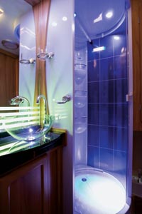 carvan shower image - fleetwood heritage