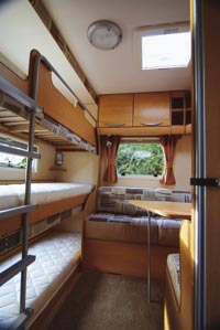 caravan bunks
