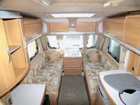Ace Brightside caravaan interior