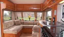 Geirst Xklusive 550 caravan interior