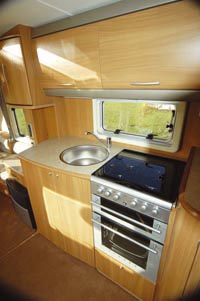 caravan kitchen - swift conqueror