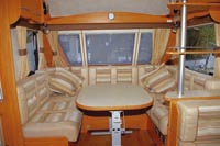 caravan table - fleet sonata symphony