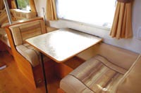 caravan interior - fleetwood sonata symphony