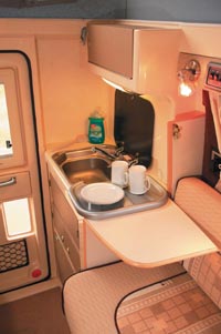 motorhome interior - autosleeper mezan