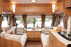 Lunar Delta caravan lounge