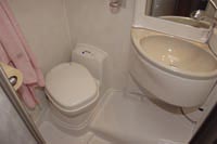 motorhome washroom - swift sundance
