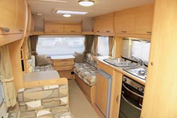 Xplore 546 caravan interior