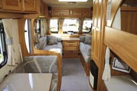 motorhome interior - fleetwood meridien 640 ekb