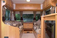 Lunar clubman caravan interior image