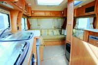 Elddis Odyssey 525 caravan interior image