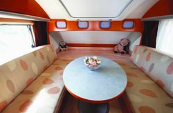 Innovan caravan interior