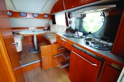 Innovan caravan interior