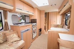 Fleetwood Sonata Concerto caravan interior image