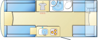 Elddis Xplore 495 layout
