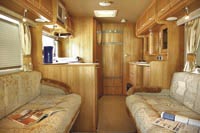 motorhome interior - autocruise wenworth