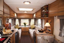 inside coachman caravan