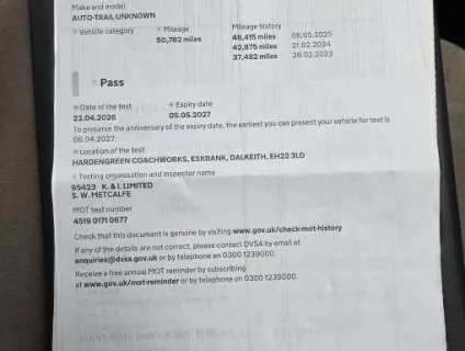 Auto-Trail Apache 632 2013