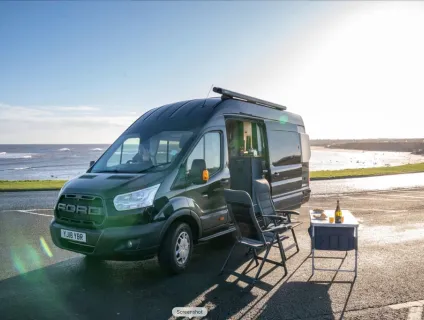 Ford transit double bed with toilet and shower 2018