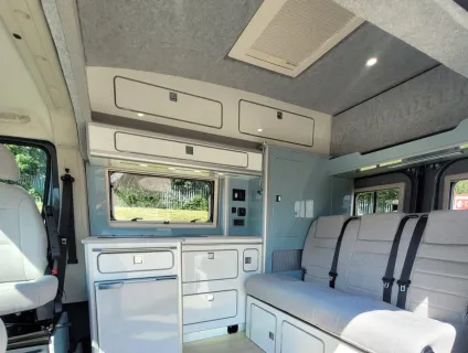 Orange Campers  Trouvaille Classique MWB Layout Option 1 in 2 Colours with a high top roof 2026