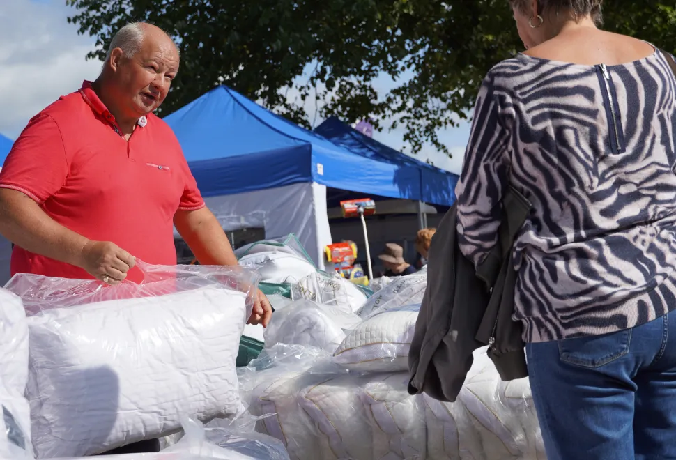 Comfort is essential during the show season, so why not visit one of our accessories stands selling high quality bedding? 