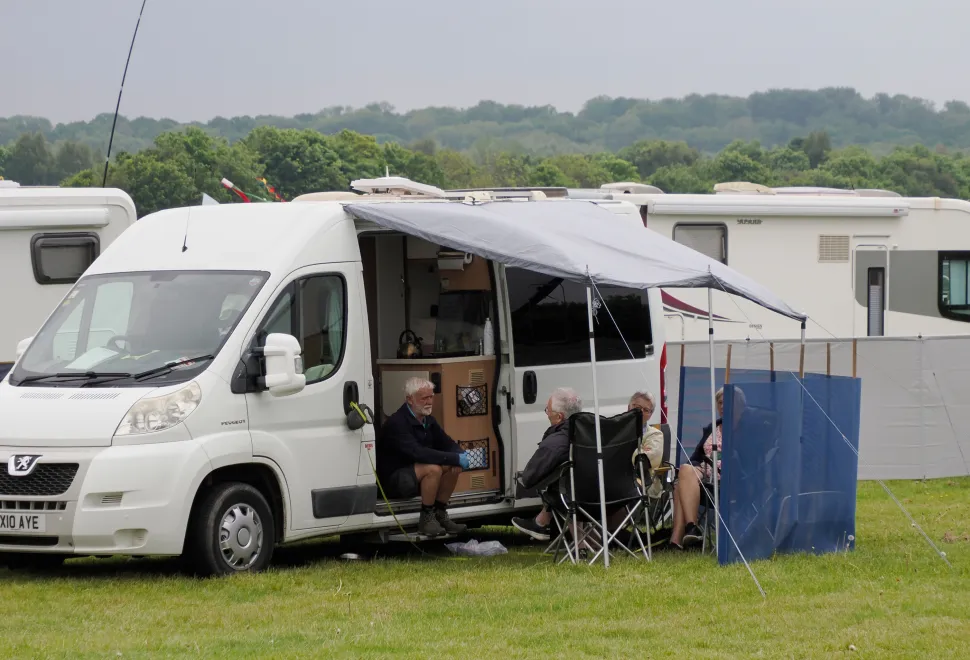 Camp in your motorhome, campervan, caravan or tent at the Autumn Show.