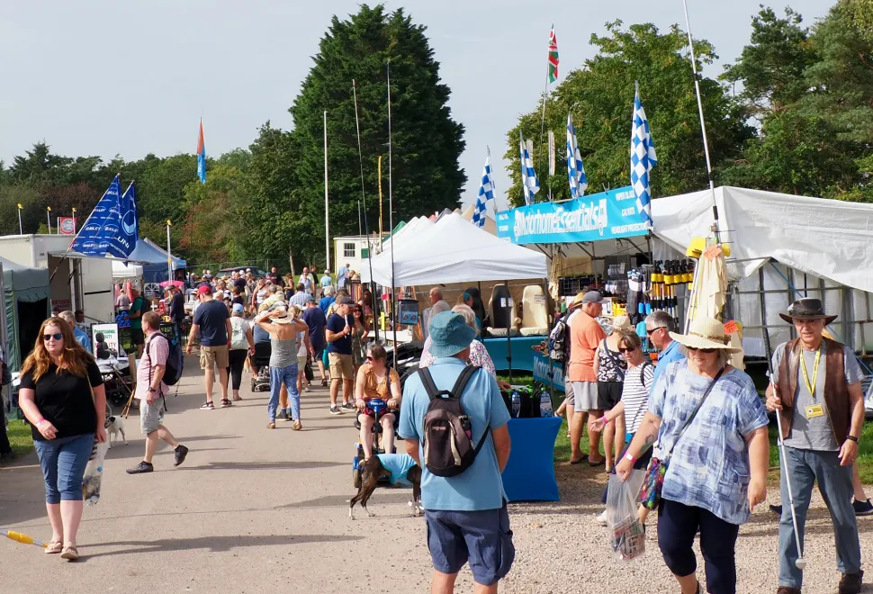Trade area at the South West show