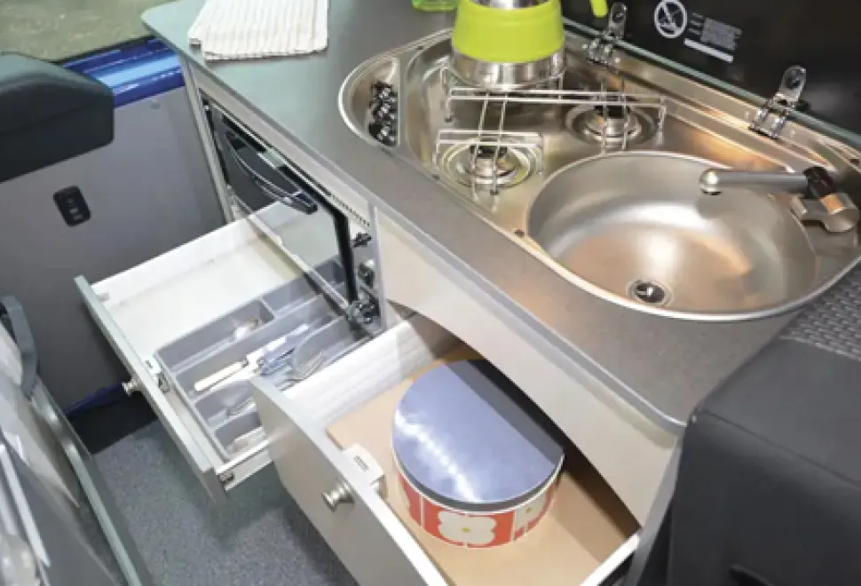 Bilbo's rear kitchen