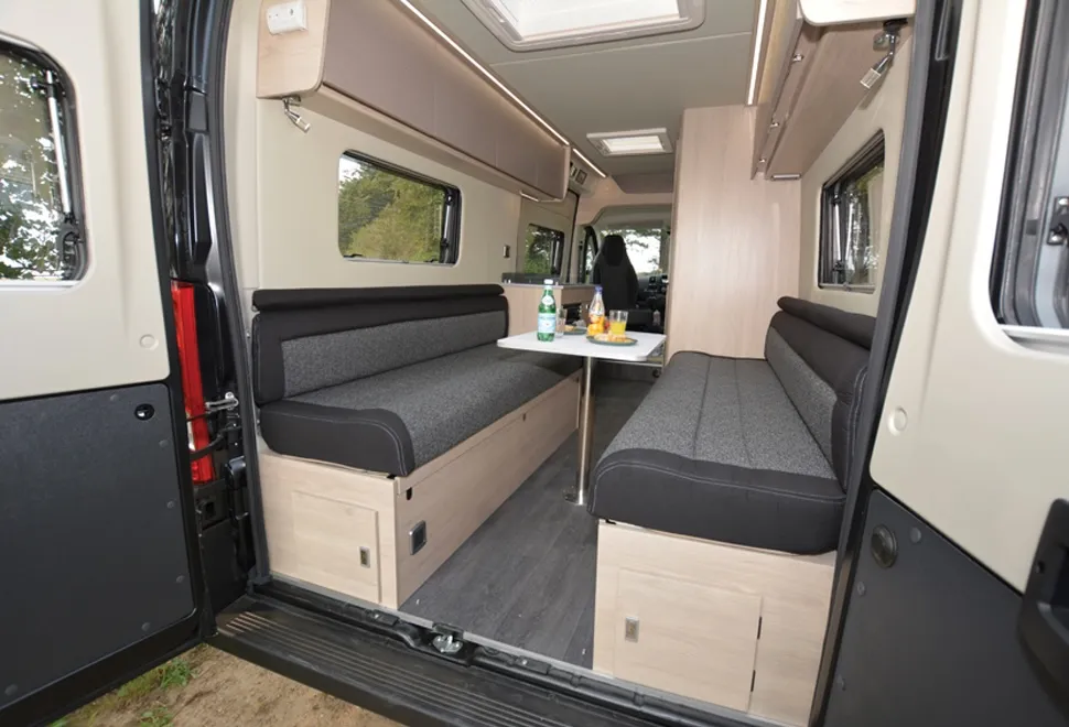 Rear lounge seating