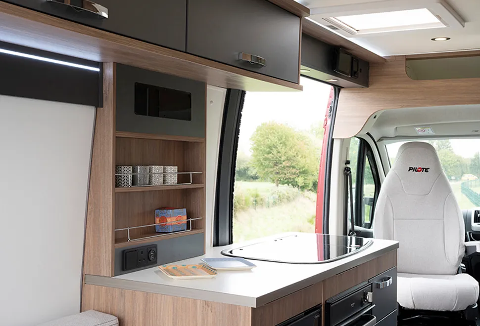 Single beds kitchen