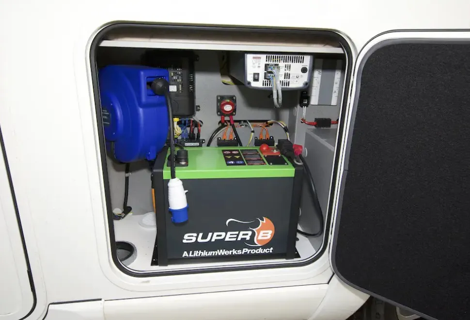 Battery in a motorhome