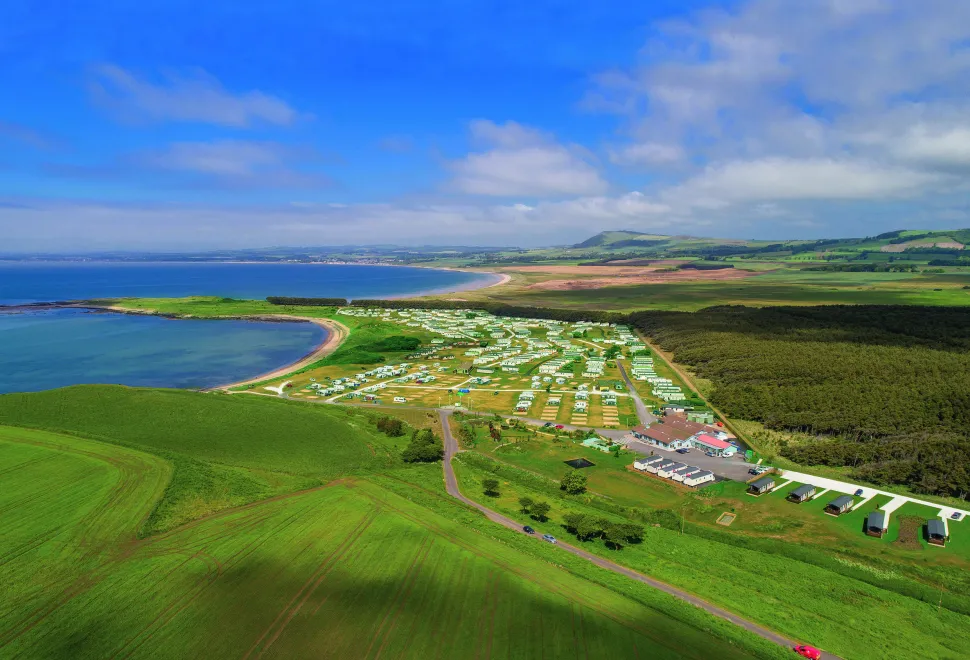 Elie Holiday Park has the perfect view of the sea