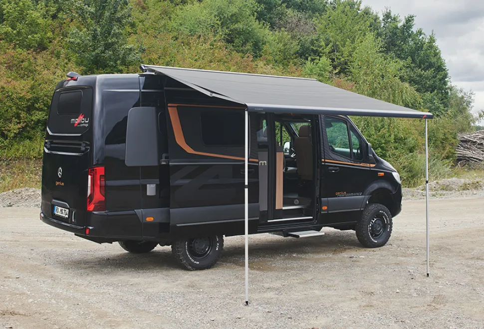 2025 Malibu Genius Performance 4x4 campervan with awning