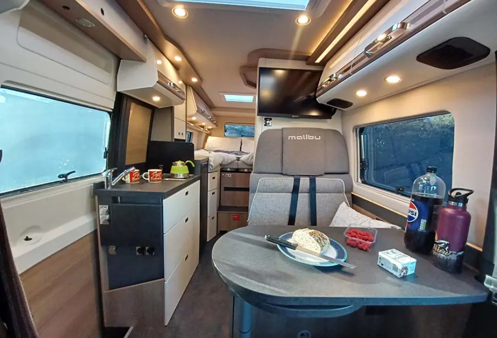 2025 Malibu Genius Performance 4x4 campervan interior