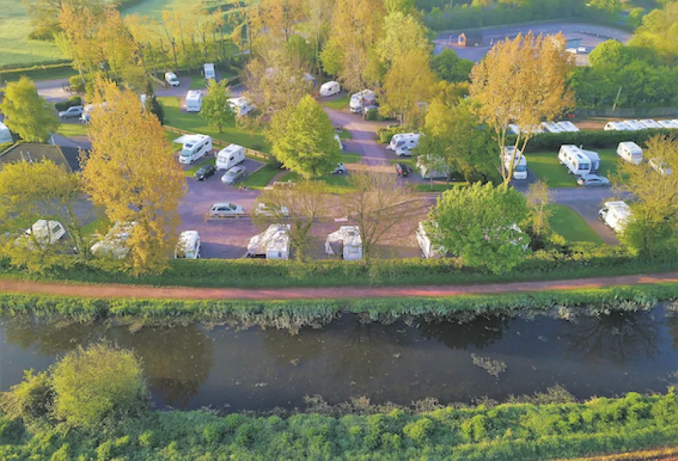 Minnows Drone is placed alongside the scenic Grand Western Canal